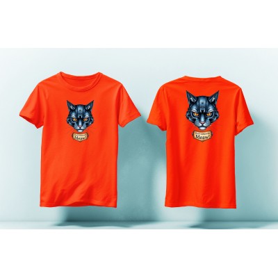 Tricou Cat Blue